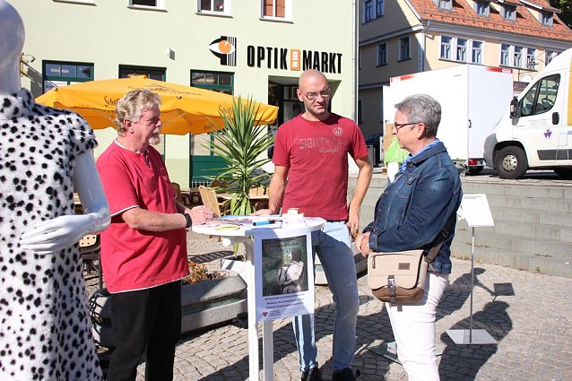 Bild: Angst trifft Mut...