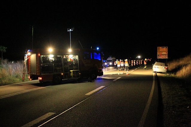 Bild: Leichtverletzter auf Ortsumfahrung B4