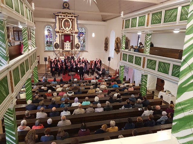 Bild: Gelungenes Konzert des Gospelchors Celebrate in Wiehe