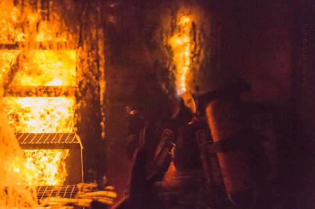 Bild: Feuerwehren &uuml;bten in Greu&szlig;en