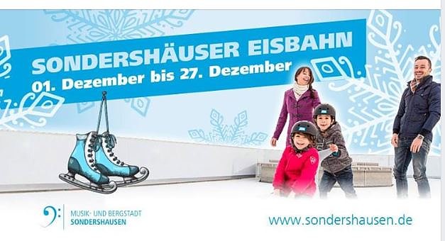 Bild: Die Sondersh&auml;user Eisbahn.