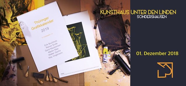Bild: Vorstellung des Th&uuml;ringer Grafikkalenders 2019