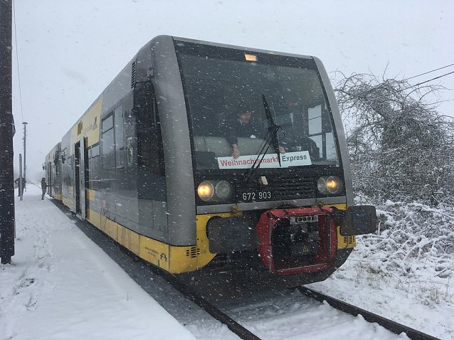 Bild: Weihnachtsmarktexpress wieder unterwegs
