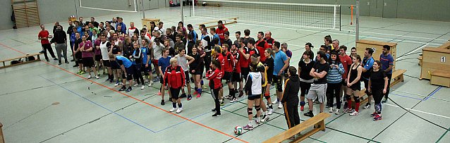Bild: Volleyballturnier gestartet