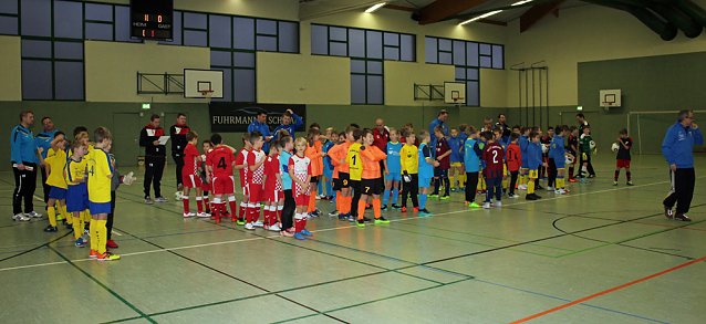 Bild: E-Junioren im Hallencup 2019