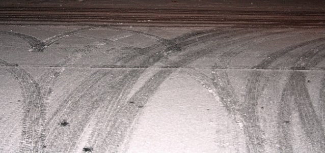 Bild: Schneefall im Borntal