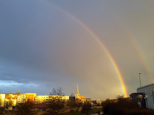 Bild: Mal Sonne, mal Regen und Wind