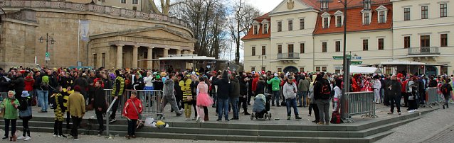 Bild: Rosenmontagsumzug nass gemacht