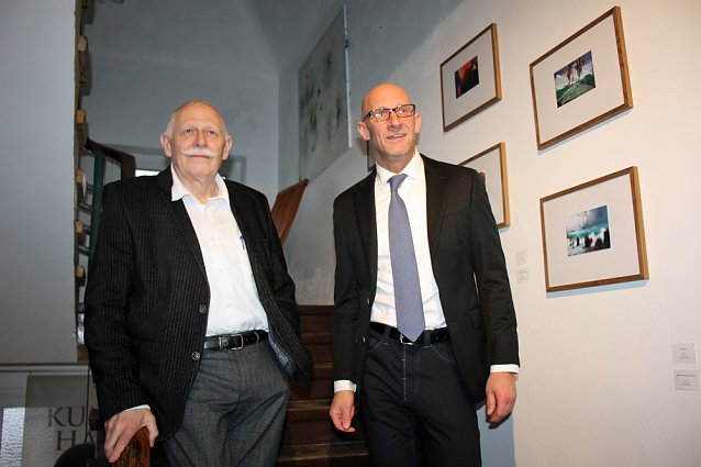 Bild: Gerd Mackensen mit neuer Ausstellung