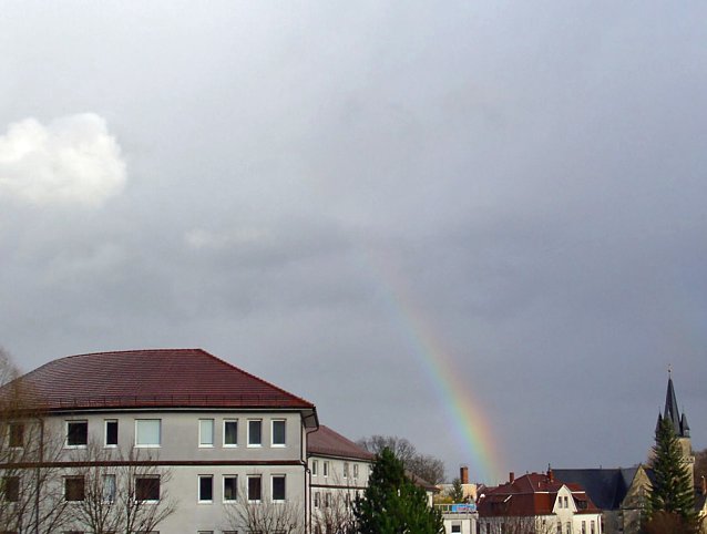 Bild: Sturm und Regenbogen