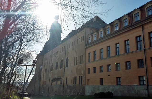 Bild: Dem Schloss aufs Dach gestiegen
