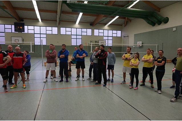 Bild: Abschluss beim Volleyball