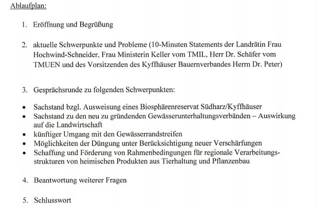 Bild: Landwirtschaftskonferenz des Landkreises