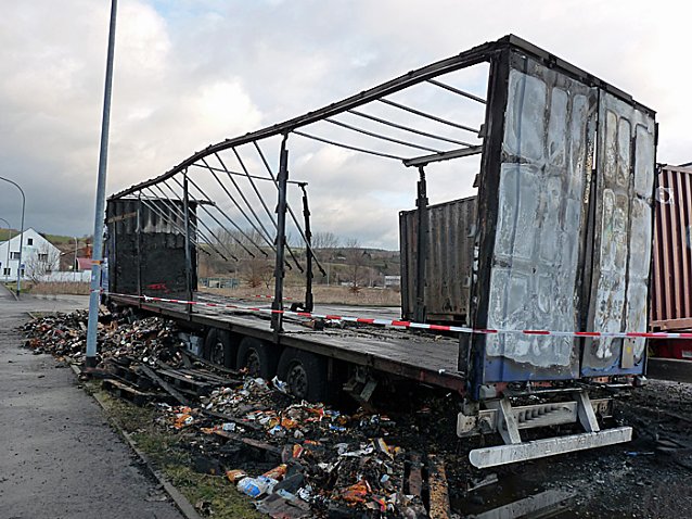 Bild: Lkw-Brand Jecha