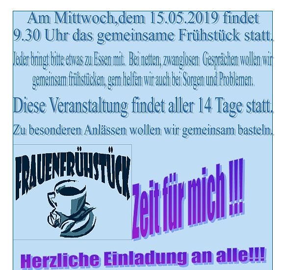 Bild: Frauenfr&uuml;hst&uuml;ck in Artern