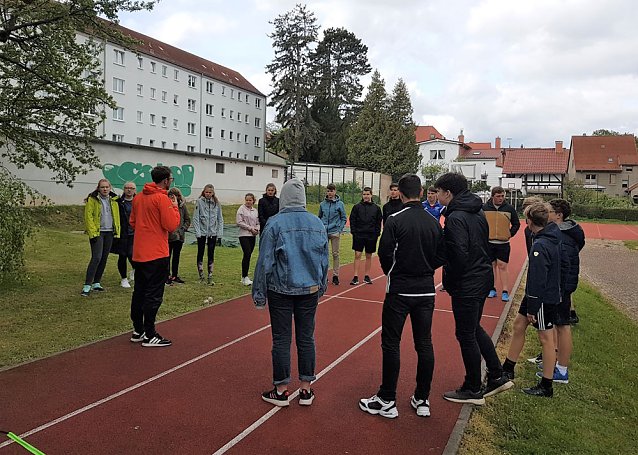 Bild: Am Scholl-Gymnasium flogen die Kugeln am weitesten