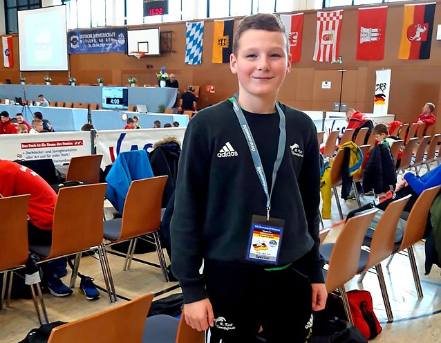 Bild: 6. Platz bei den Deutschen Meisterschaften f&uuml;r Max Neubert