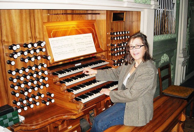 Bild: Zu Gast an der gro&szlig;en Hey-Orgel