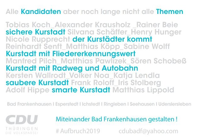 Bild: Abschlussveranstaltungen der CDU Bad Frankenhausen