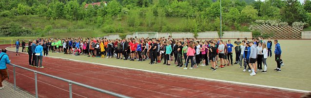 Bild: Leichtathleten im Wettkampf