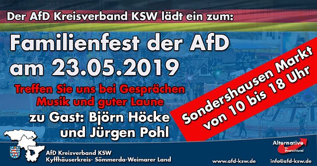 Bild: Kleines Stadtfest der AfD