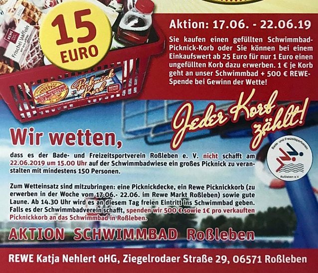Bild: Wette in Ro&szlig;leben