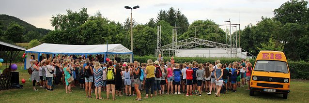 Bild: Traditionelles Schwimmbadfest der GS Franzberg
