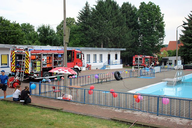 Bild: Traditionelles Schwimmbadfest der GS Franzberg