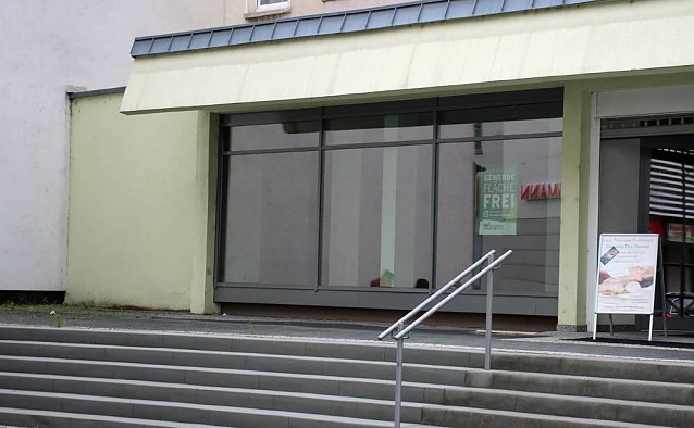 Bild: Buchhandlung nimmt Formen an.