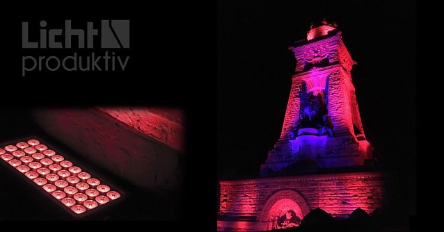 Bild: Ambientebeleuchtung f&uuml;r das Kyffh&auml;user Denkmal
