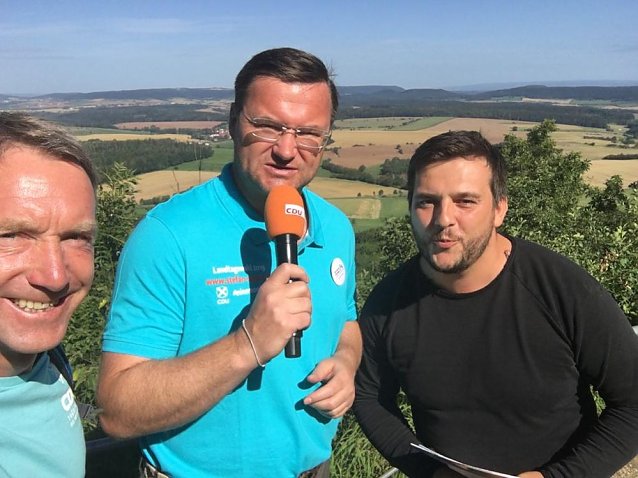 Bild: Wandern mit Mike Mohring