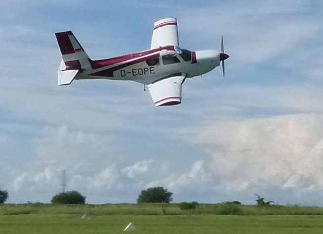 Bild: Flug auf Wolke sieben