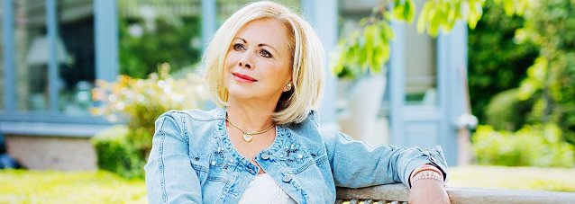 Bild: Marijke Amado - charmant, immer gut aufgelegt, aber auch nachdenklich. Sie kommt nach Sondershausen und berichtet &uuml;ber ihr Leben vor den TV-Kameras.