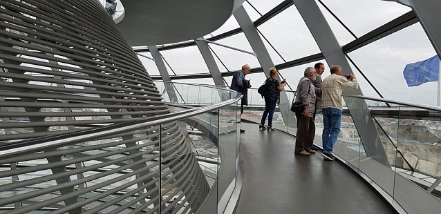 Bild: Kyffh&auml;user B&uuml;rger besuchten den Bundestag