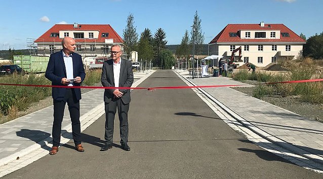 Bild: Freie Fahrt in der Sebastian-Bach-Stra&szlig;e