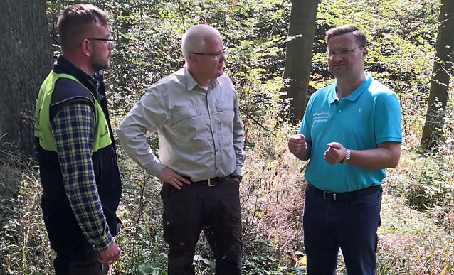 Bild: CDU im Gespr&auml;ch zum Thema Wald mit...