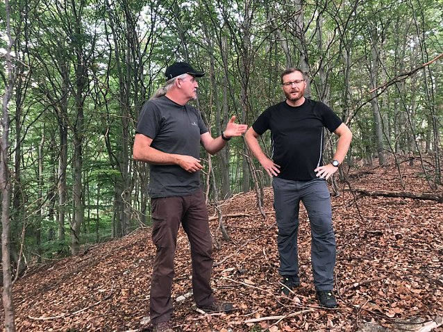 Bild: Neue Mountainbike-Strecke entsteht im Possenwald