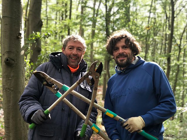Bild: Neue Mountainbike-Strecke entsteht im Possenwald