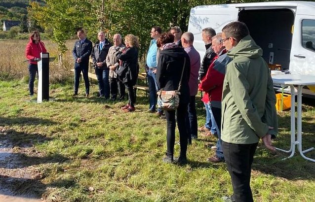 Bild: Spatenstich f&uuml;r neuen Radweg