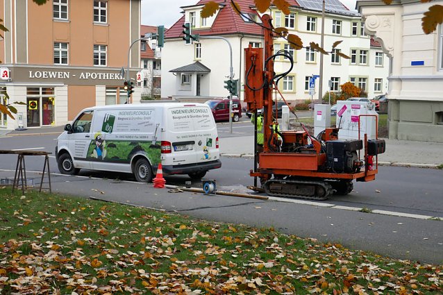 Bild: Baugrunduntersuchung gestartet