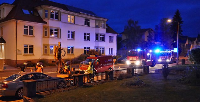 Bild: Baugrunduntersuchung gestartet