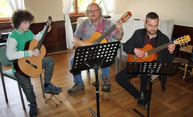 Bild: An der Musik "geschnuppert"