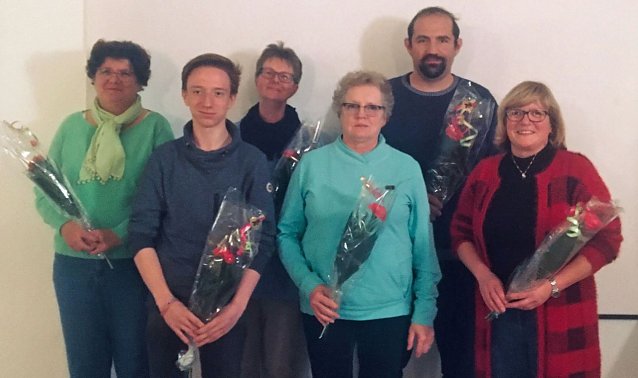 Bild: Neuer Ortsvorstand der LINKEN Bad Frankenhausen gew&auml;hlt