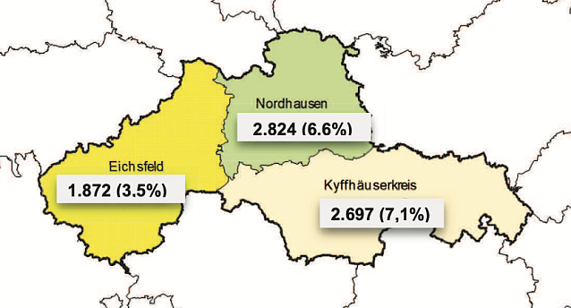 Bild: Arbeitsmarktstatistik f&uuml;r Nordth&uuml;ringen