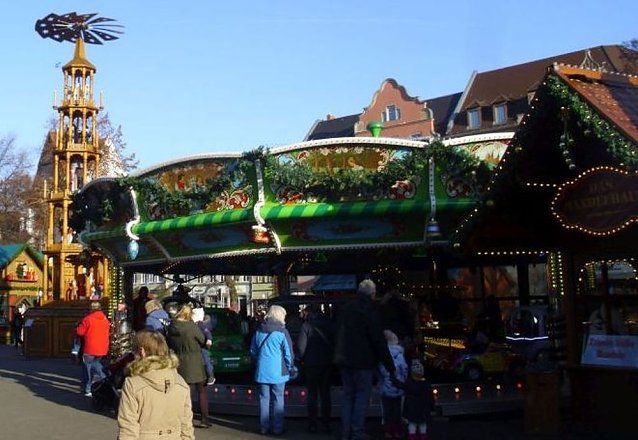 Bild: WB 4 auf Erfurter Weihnachtsmarkt unterwegs