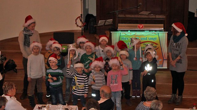 Bild: Ansturm auf die Seniorenweihnachtsfeier