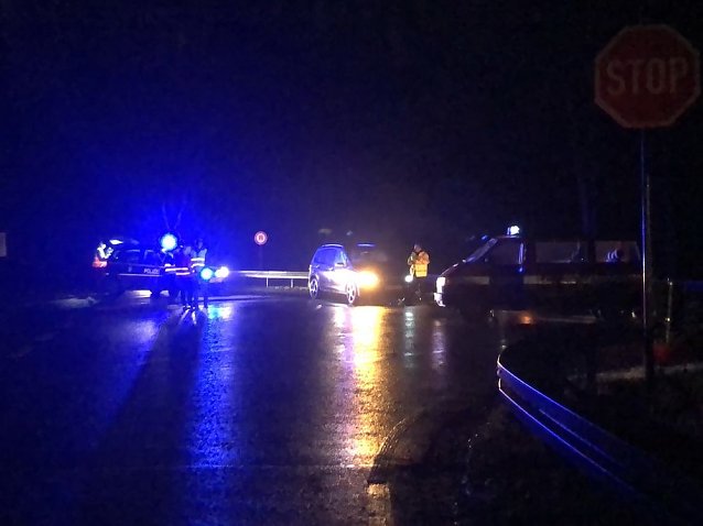 Bild: Verkehrsunfall im Gra&szlig;