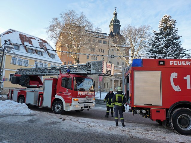 Bild: Brand in Carl-Schroeder-Stra&szlig;e Sondershausen