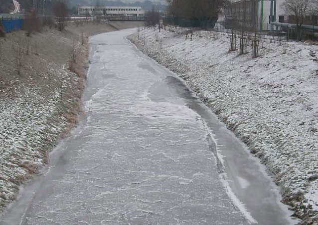 Bild: Wipper zugefroren am 12.01.2009