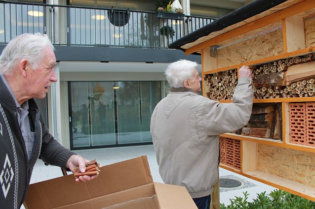 Bild: Insektenhotel gebaut